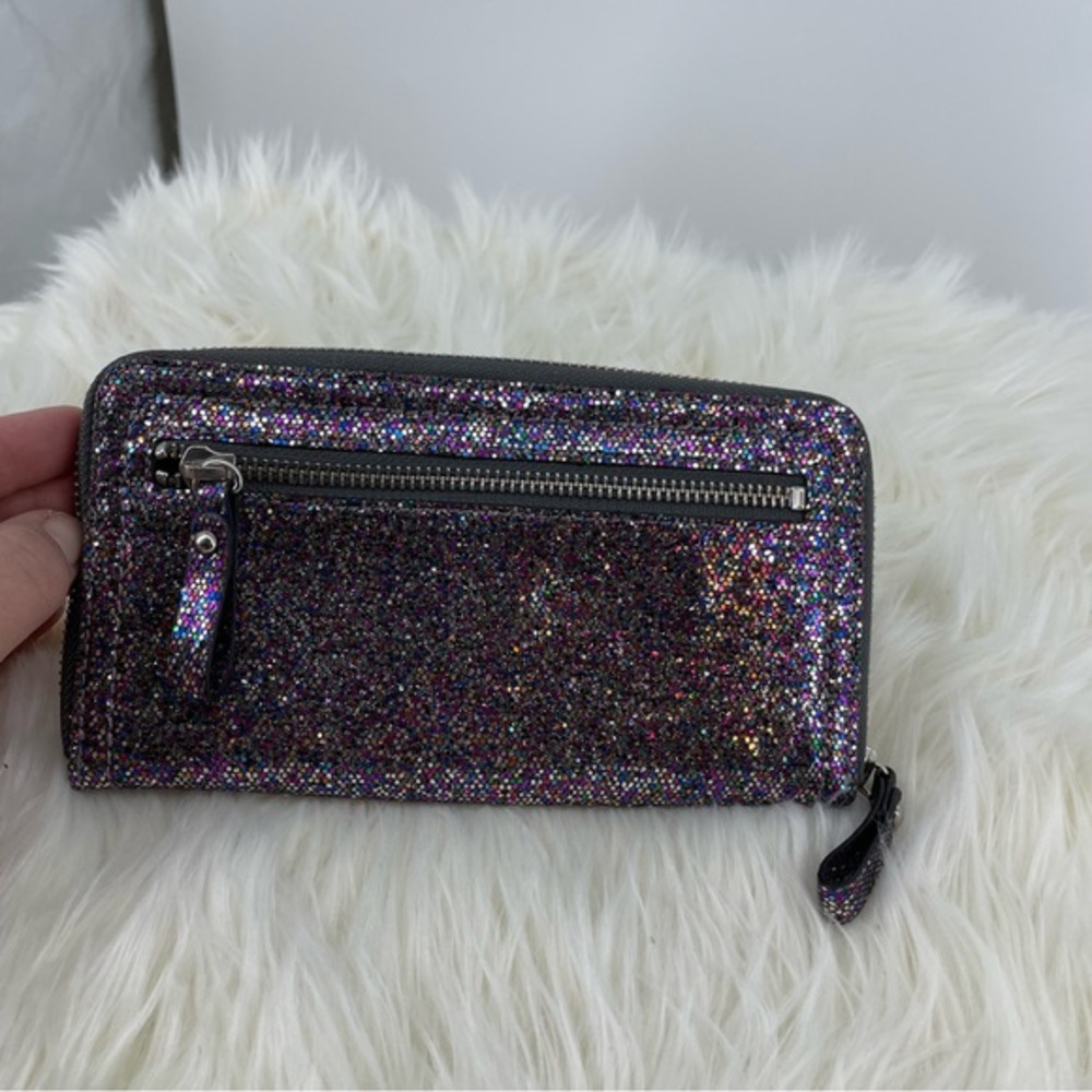 Gap sparkle wallet zip around